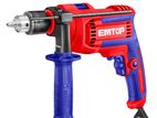 13mm EMTOP 710W impact drill hammer steel wood cement concrete