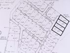 13p Four Land Lots for sale at Mahena Road, Delgoda