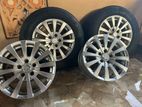 14” 4 Alloy Wheel with 2 Tyres 185/70/14