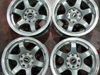 14" 4x100/114.3 Used Alloy Wheel Set