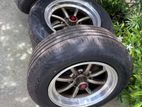 14” Alloy wheels with Tyres