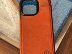 14 Pro Max Leather Case
