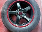 14 size 6jj alloy wheel Set with tyres 185/65R14