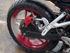 140/70 - 17 with 100/80 Tyres