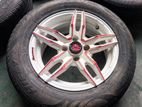 14'inch Alloy Wheel Set with Tyers