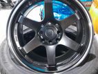 15" 4x100/114.3 Deep Alloy Wheel Set