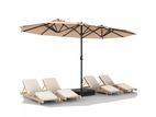 15 ft Large Patio Garden Beach Umbrella