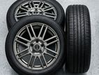 15-Inch 185/65R15 Gunmetal Alloy Wheels with Tires
