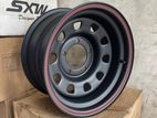 15 size 8jj Steel Matt rims brand new