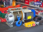 1.5 Ton 60m 4000W Electric motor cable winch for handling materials