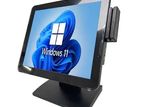15.6 Inch single Touch Screen POS Monitor All in One Window System