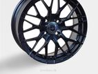 15X6.5 4X100 MATT BLACK ALLOY WHEEL - 4