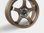 15X6.5 4X100 MATT BRONZE ALLOY WHEEL