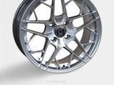 15X7 4X100 HYPER SILVER ALLOY WHEEL