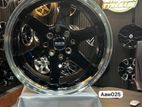 15X8.25 8X100/114.3 GLOSS BLACK MACHINE LIP ALLOY WHEEL