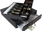 16 Inch Black Color Cash Box Drawer Notes & Coins