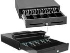 16 Inch Black Color Cash Box Drawer Notes & Coins