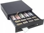 16 Inch Black Color Cash Box Drawer Notes & Coins