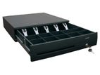 16 Inch Black Color Cash Box Drawer Notes & Coins