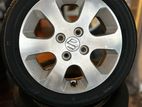 165/55 R14 SUZUKI ALLOY WHEEL SET WITH 4 Tyres