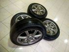 165/65/r 14 Alloy Wheel with Dunlop Tyers Japan