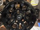 16X8 5X165.1 ET10 CB114.3 BLACK ALLOY WHEEL