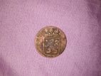 1734 VOC Netheland Art Copper Coin