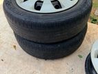 175/65/15 Tires with Rim Cup Set