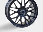 17X7.5 4X114.3 MATT BLACK ALLOY WHEEL