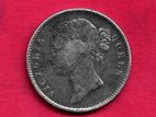 One Rupee Victoria Queen Coin