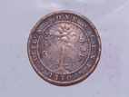 1870 Queen Victoria Ceylon One Cent