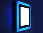 18w Two Color LED Blue Panel Light for Surface
