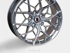 18X8 5X114.3 HYPER SILVER ALLOY WHEEL