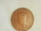 One Cent Ceylon Coin 1940