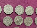 1982 20 pens Queen Elizabeth Coins