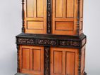 19th Century Ceylonese Indo-Dutch Satinwood and Ebony Cabinet