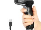 1D Hand Held Wired Barcode Scanner