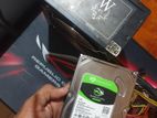 1TB Hard Drive With 500W Gaming Power Supply PSU