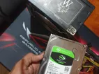 1TB Hard Drive With 500W Gaming Power Supply PSU