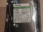 1TB Toshiba hard drive