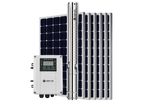 2” 1500W DC Submersible Solar Water Pump Package