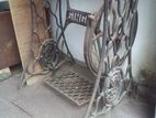 Antique Sewing Machine Table