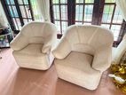 2 Beige Sofa Chair