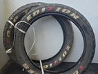 2 Bike Tires - 90/90 x 17 110/80