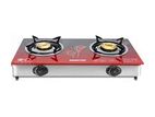 2 Burner Glass Top Gas Cooker -Taiko