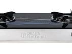 2 Burner Infrared Glasstop Gas Cooker