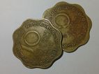 2 Ceylon 10 Cents