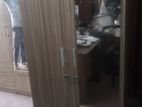 2 door melamine cupboard (K-2)