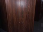 2 door melamine cupboard (K-3)
