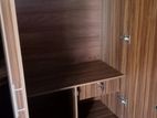 2 Door Melamine Glass Wardrobe -Almari